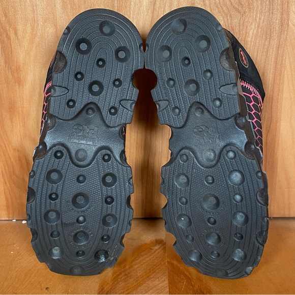 Womens 7 Timberland Pro Powertrain Sport Alloy Toe Athletic Shoes Black SEF1589 - Picture 7 of 8